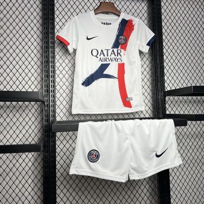 Alternative view of PSG Soccer Jersey Away Kids Kit Jersey+Shorts 2024/25