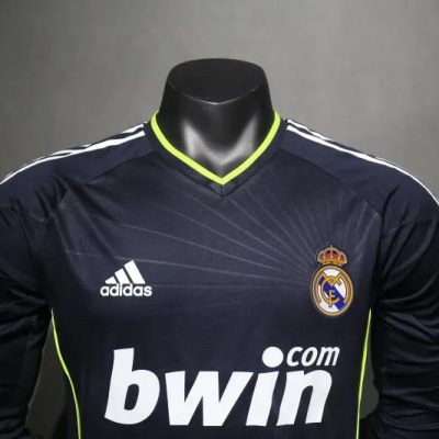 Alternative view of Real Madrid Retro Jersey Away Long Sleeve Soccer Shirt 2010/11