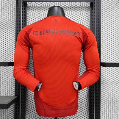 Alternative view of Bayern Munich Home Jersey Long Sleeve Player Version 2024/25