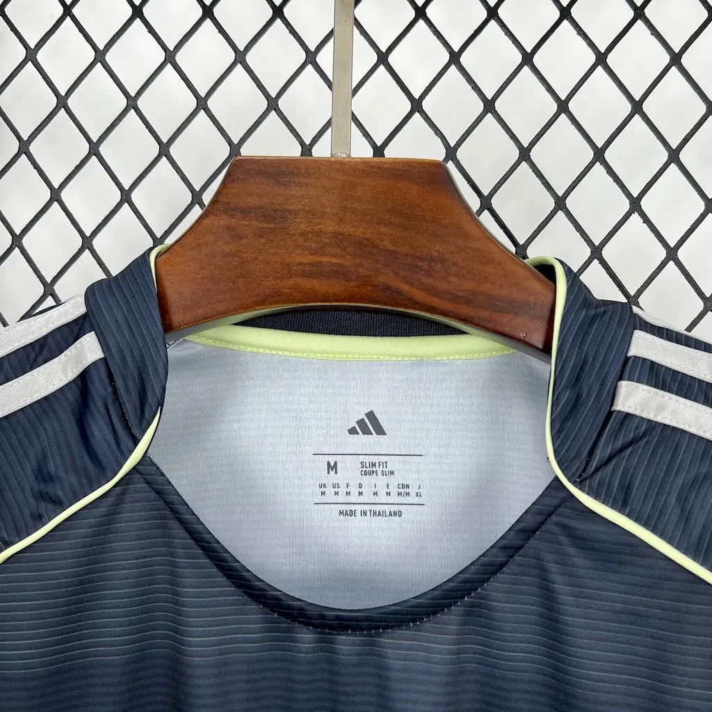 Real Madrid Soccer Jersey Away Long Sleeve Custom Shirt 2025/26 - Image 3