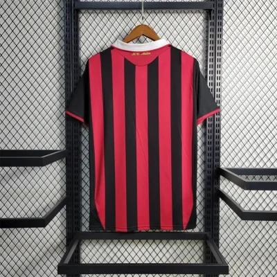 Alternative view of AC Milan Retro Soccer Jersey Home Custom Shirt 2009/10