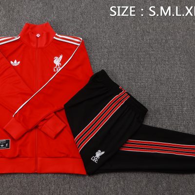 Alternative view of Liverpool Training Kit (Jacket+Pants) Red 2025/26