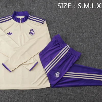 Alternative view of Real Madrid Training Kit (Sweatshirt+Pants) Apricot 2025/26