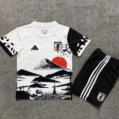 Japan Soccer Jersey Special Edition Kids Kit Jersey+Shorts 2025