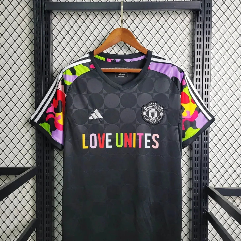 Manchester United Pre-Match Football Jersey Shirt 2023/24 - Image 5