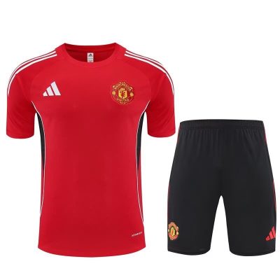 Manchester United Training Jersey Kit Red 2025/26