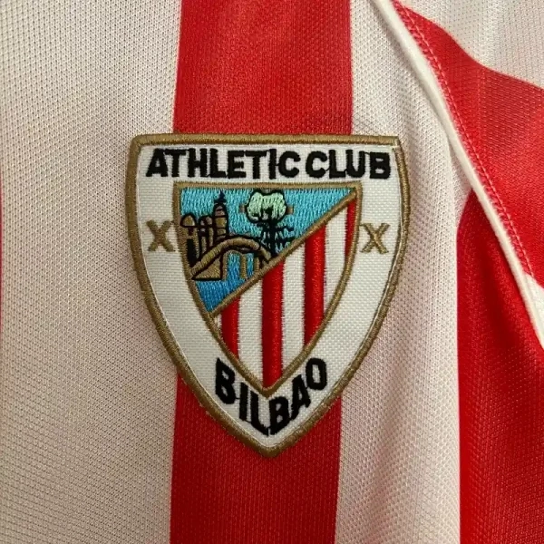 Athletic Club de Bilbao Retro Soccer Jersey Home Custom Shirt 1997/98 - Image 4