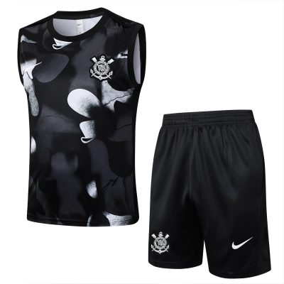 Corinthians Sleeveless Training Kit Black 2025