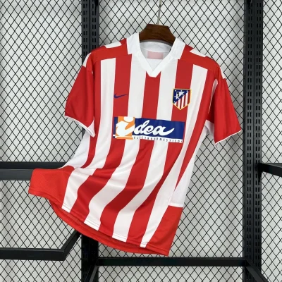 Atletico Madrid Retro Soccer Jersey Home Shirt 2002-03