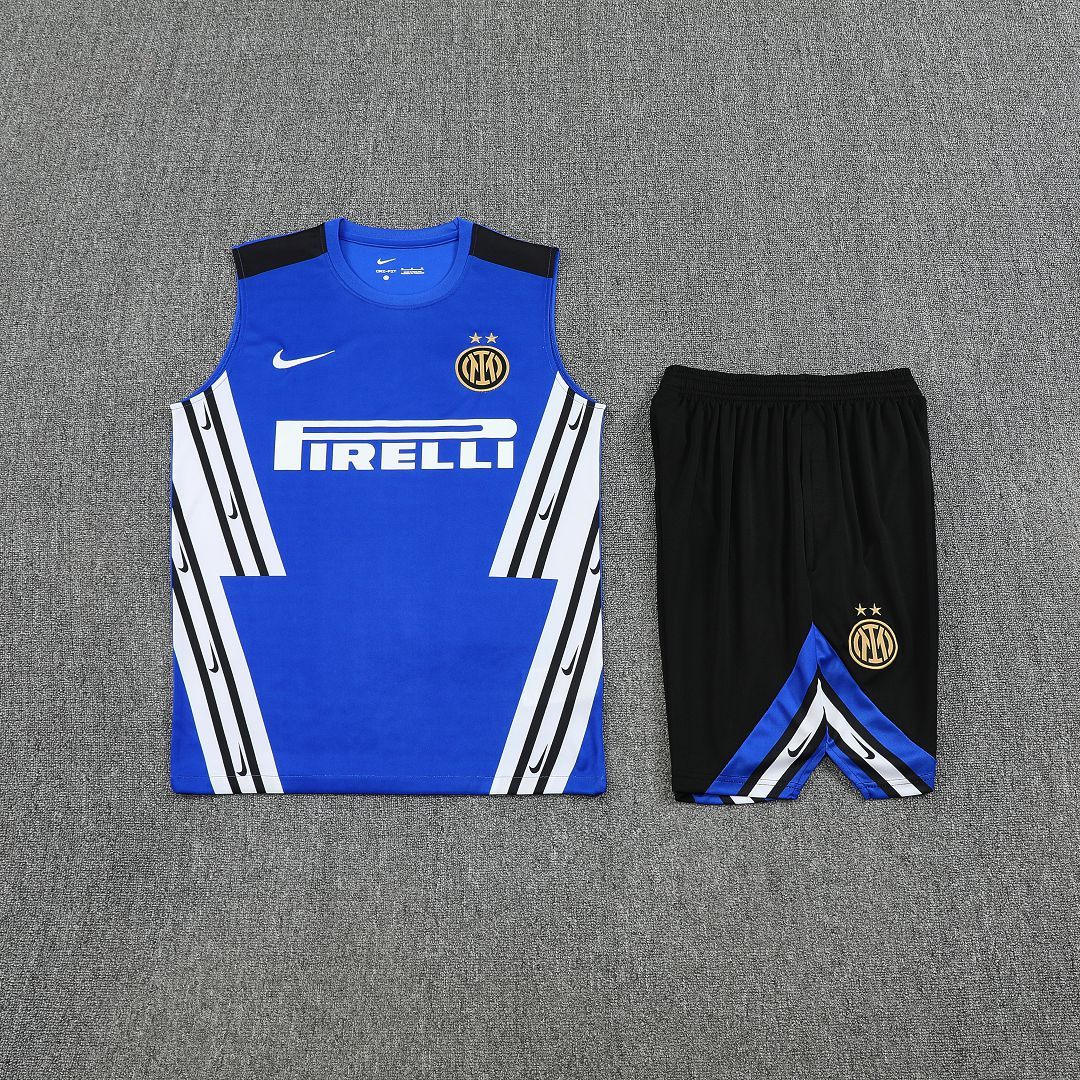 Inter Milan Retro Sleeveless Training Kit Blue 2025/26 - Image 4