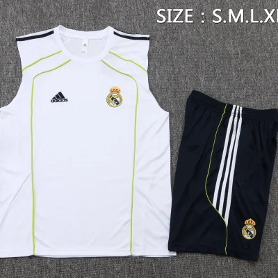 Alternative view of Real Madrid Sleeveless Training Kit White 2025/26