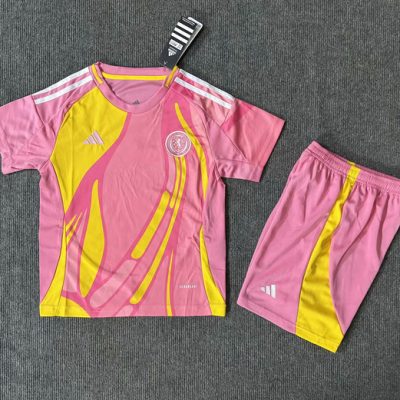 Scotland Soccer Jersey Away Kids Kit Jersey+Shorts 2025
