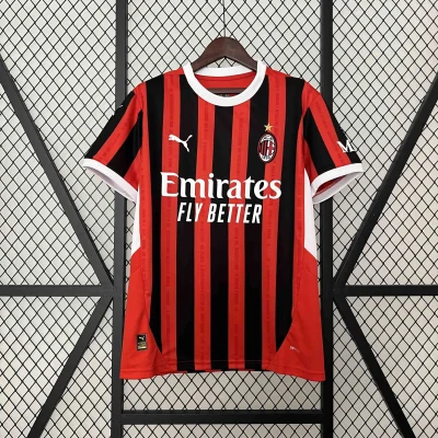 AC Milan Soccer Jersey Home Custom Shirt 2024/25