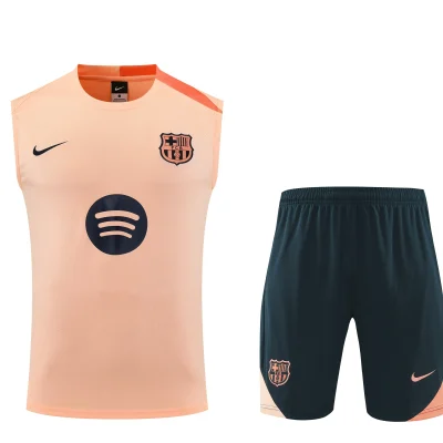 Barcelona Sleeveless Training Kit Pink 2025/26