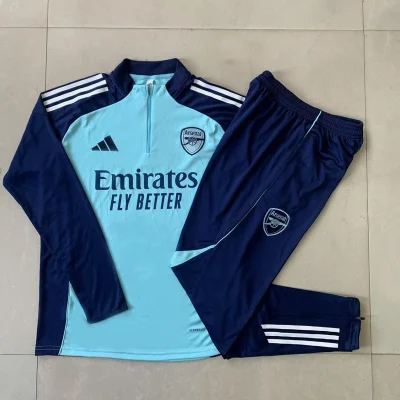 Alternative view of Kids Arsenal Training Kit (Sweatshirt+Pants) Light Green 2025/26