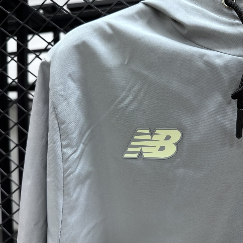 Sao Paulo FC Windbreaker Jacket Black Gray 2025 - Image 5