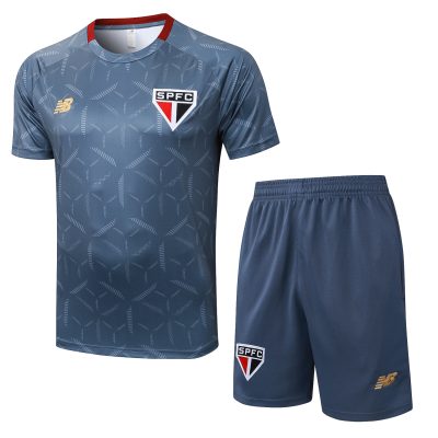 Sao Paulo FC Training Jersey Kit Gray 2025