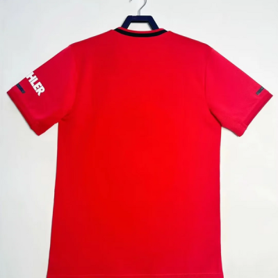 Alternative view of Manchester United Retro Home Football Jersey Shirt 2019/20