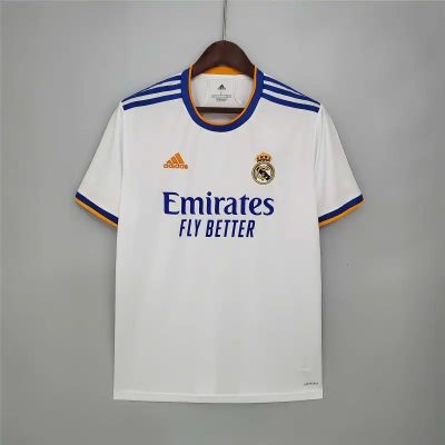 Real Madrid Retro Jersey Home Custom Soccer Shirt 2021/22