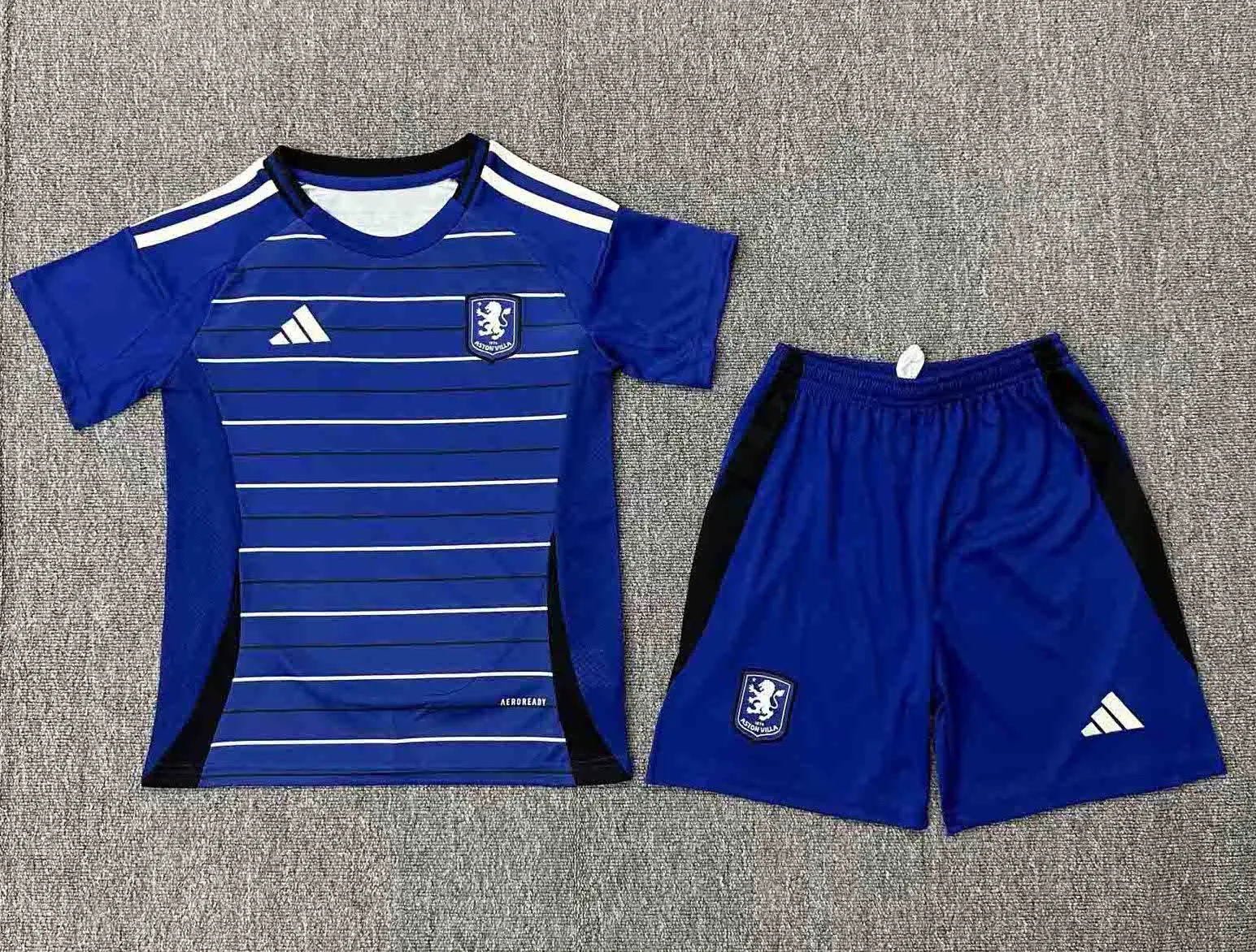 Aston Villa Football Jersey Third Away Kids Kit Jersey+Shorts 2024/25