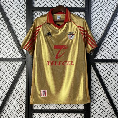 Benfica Retro Soccer Jersey Away Custom Shirt 1998/99