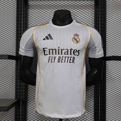 Real Madrid Soccer Jersey Home Shirt 2025/26