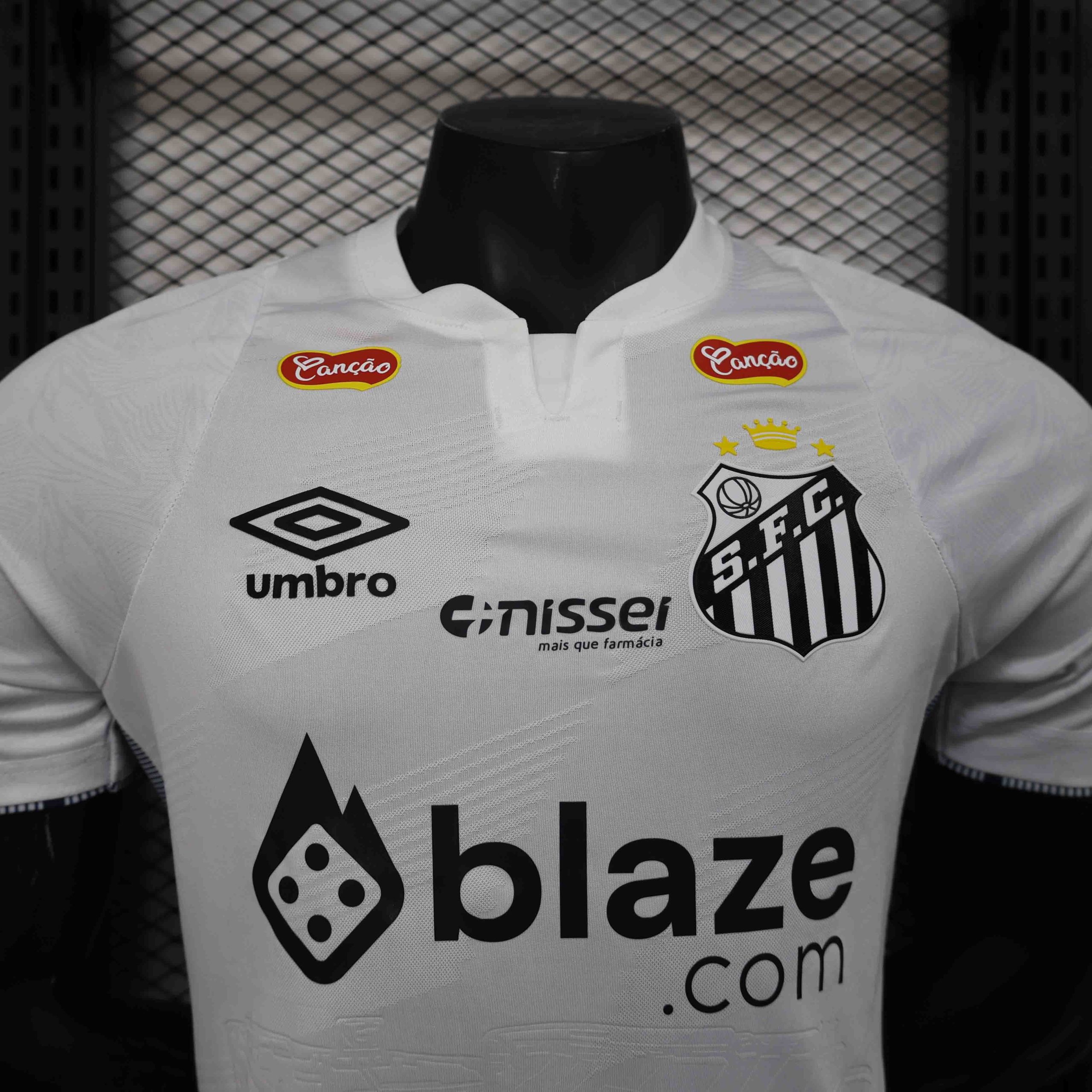 Santos FC Soccer Jersey Home Shirt All Sponsor 2024 - Image 2