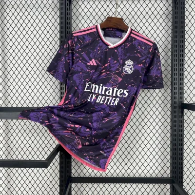 Real Madrid Soccer Jersey Purple Special Edition Custom Shirt 2024/25