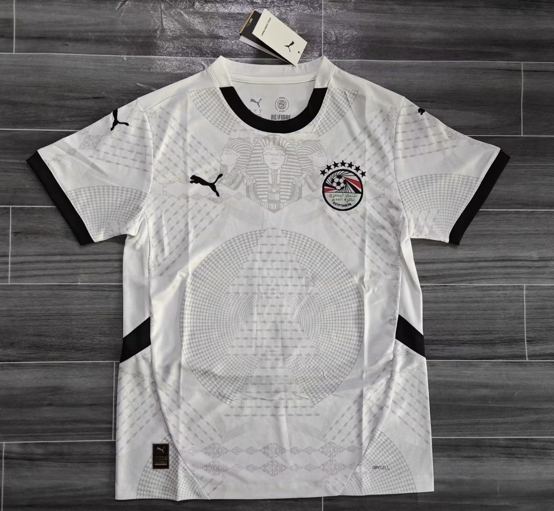 Egypt Soccer Jersey Away Custom Shirt 2024-25