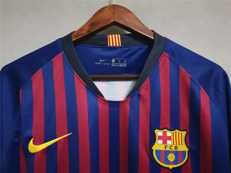 Barcelona Retro Jersey Home Soccer Shirt 2018-19 - Image 5