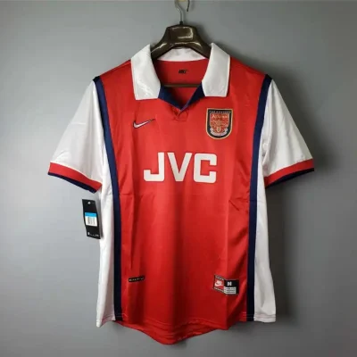 Arsenal Soccer Retro Jersey Home Custom Shirt 1998-99