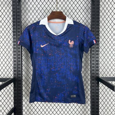 France Soccer Jersey Home Women's Custom Shirt 2025