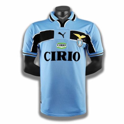 Alternative view of Lazio Retro Soccer Jersey Home Custom Shirt 1998/99