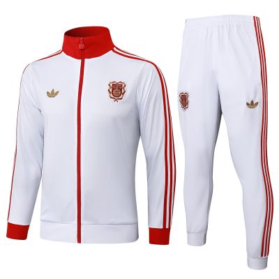 Bayern Munich Training Kit (Jacket+Pants) White 2025/26 - 125th Anniversary