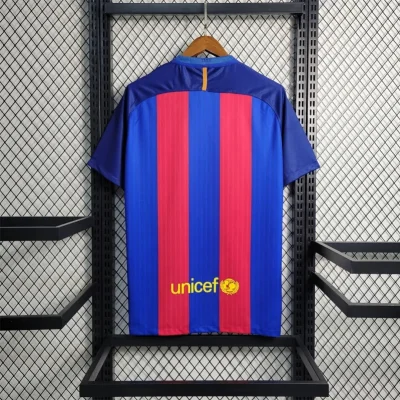 Alternative view of Barcelona Retro Jersey Home Soccer Shirt 2016-17