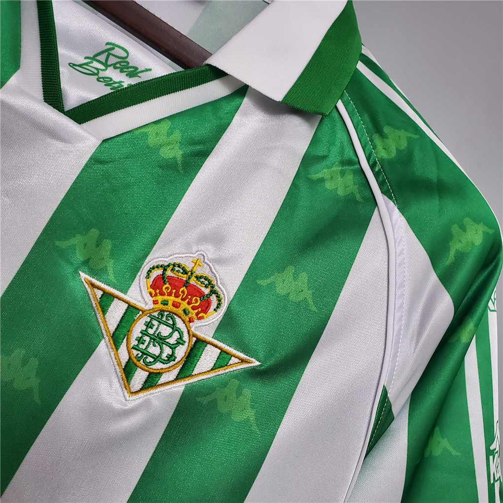 Real Betis Retro Jersey Home Soccer Shirt 1995/97 - Image 5