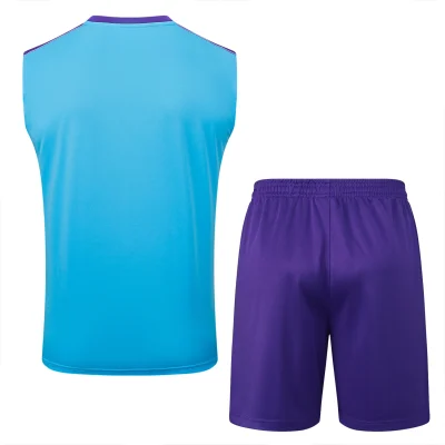 Alternative view of Real Madrid Sleeveless Training Kit Blue 2025/26