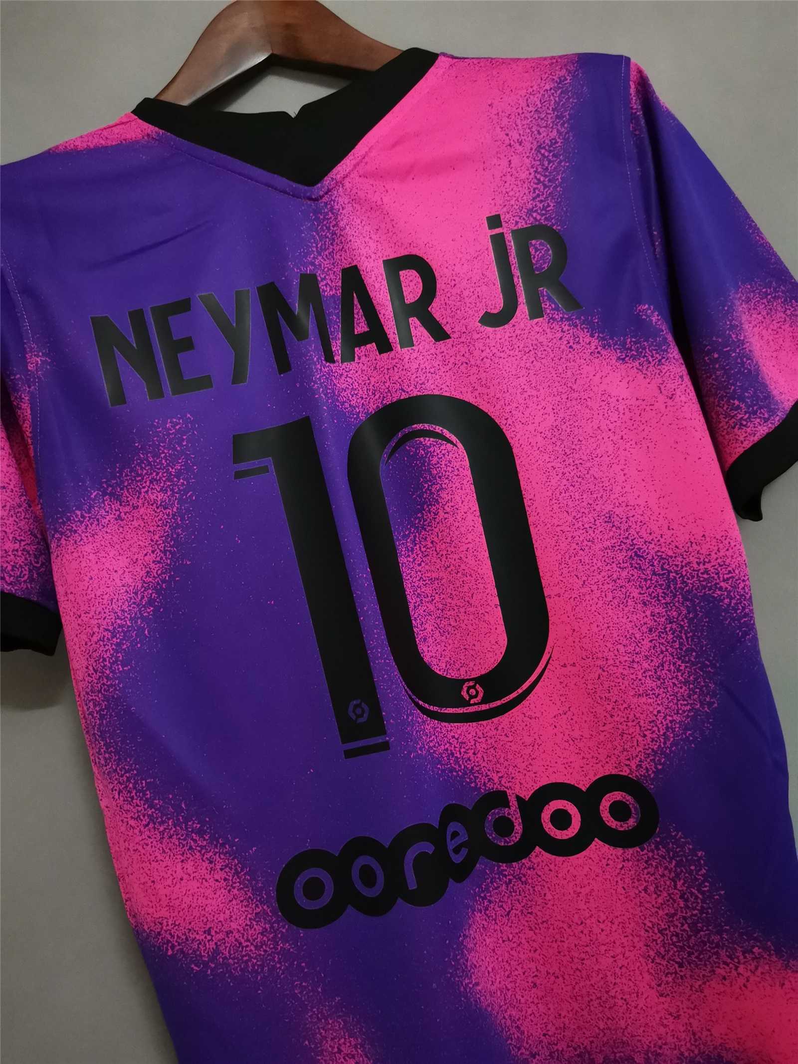 PSG Retro Jersey Fourth Away Soccer Shirt 2020/21 - Image 5