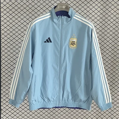 Argentina Reversible Double-Sides Windbreaker Jacket Blue&Purple 2025