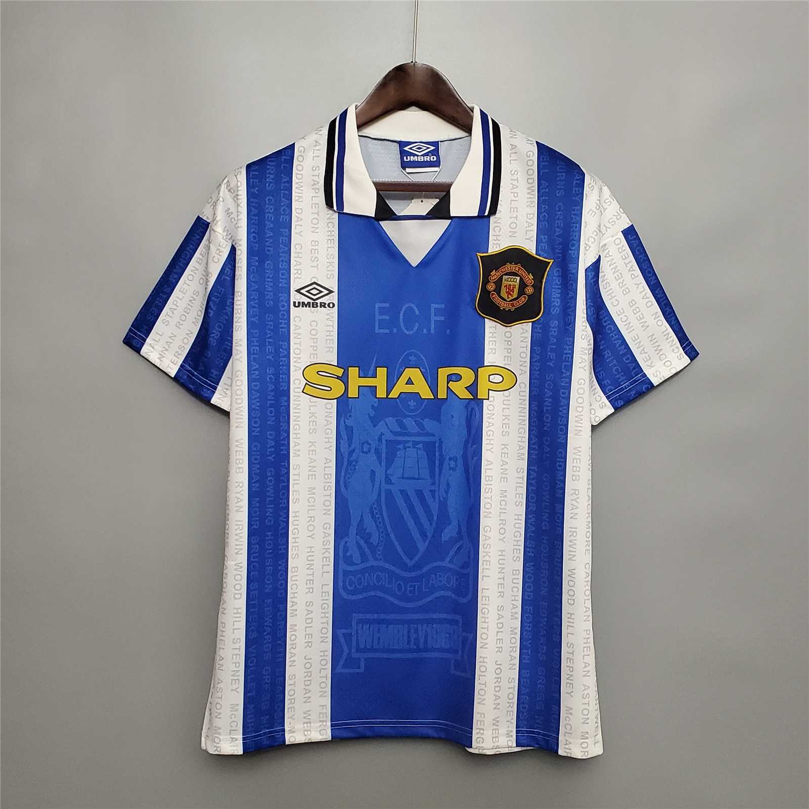 Manchester United Retro Third Away Football Jersey Shirt 1994/96