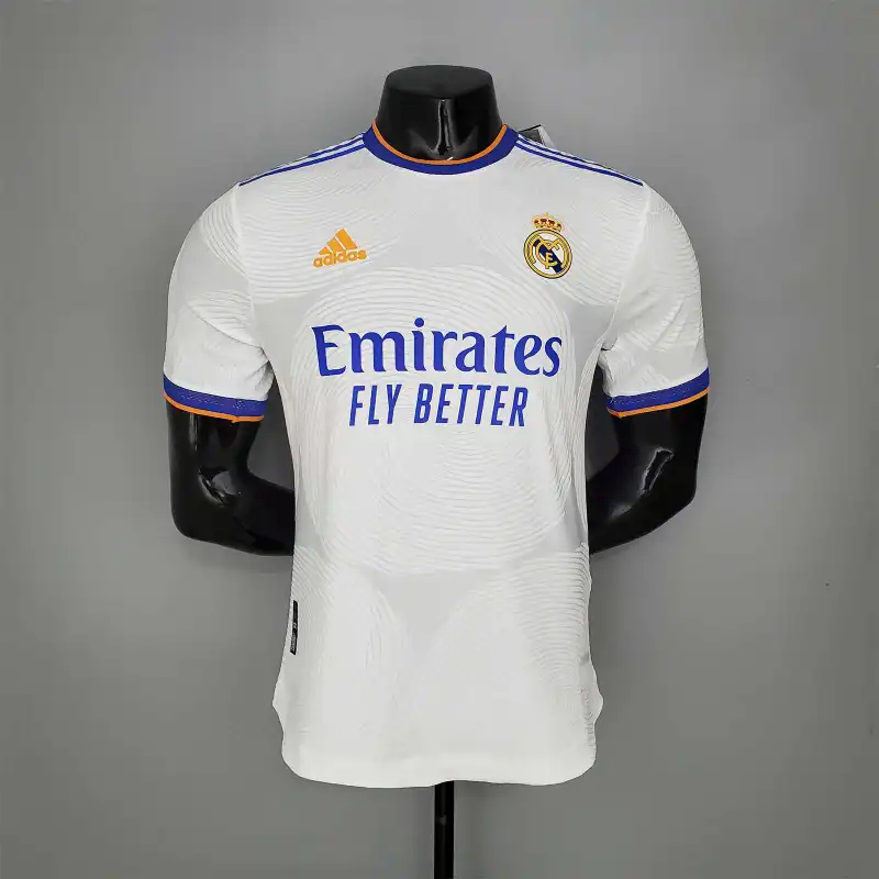 Real Madrid Retro Jersey Home Soccer Shirt 2021/22