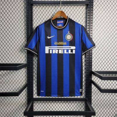 Inter Milan Jersey Custom Home Soccer Jersey 2009/10- UCL Final