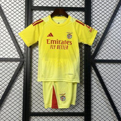 Benfica Soccer Jersey Goalkeeper Kids Kit Jersey+Shorts 2025/26