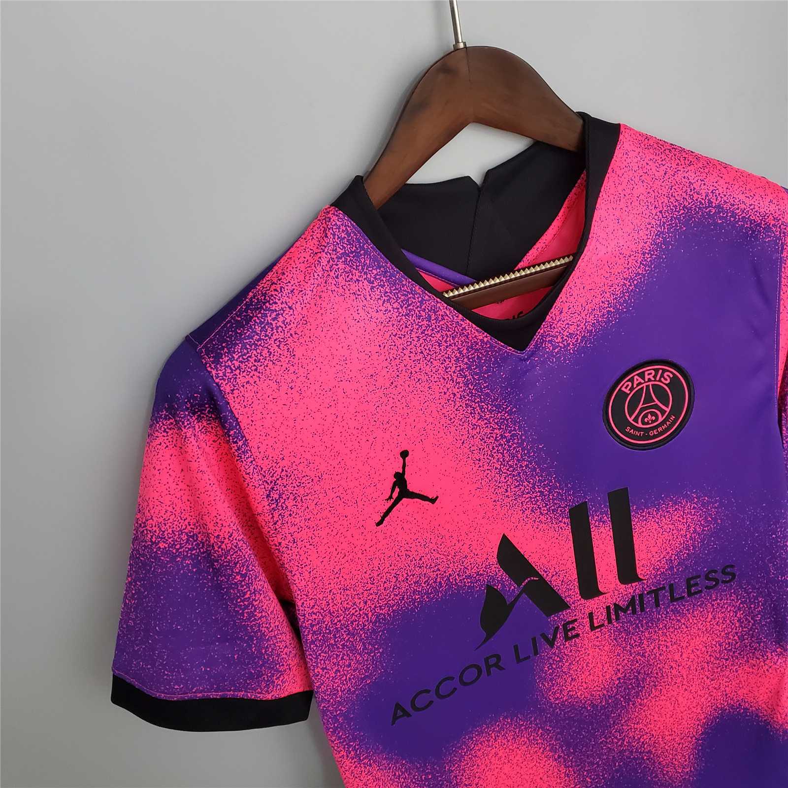 PSG Retro Jersey Fourth Away Soccer Shirt 2020/21 - Image 4