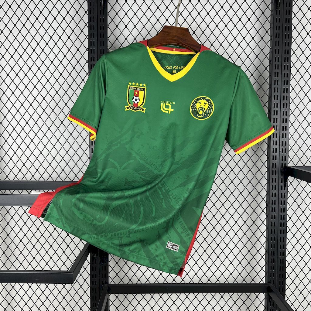 Cameroon Soccer Jersey Home Custom Shirt 2025