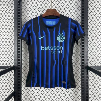 Inter Milan Soccer Jersey Home Women's Custom Shirt 2025/26