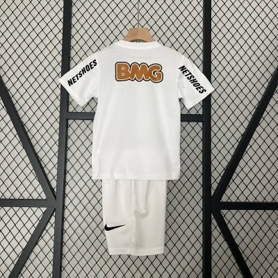 Alternative view of Santos FC Retro Soccer Jersey Home Kids Kit Jersey+Shorts 2012