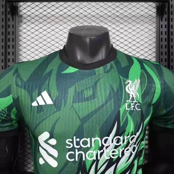 Liverpool Football Jersey Green Special Edition Shirt 2025/26 - Image 3