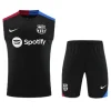 Barcelona Sleeveless Training Kit Black 2024/25