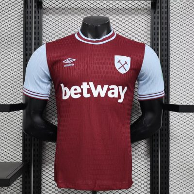 West Ham United Football Jersey Home Shirt 2024/25